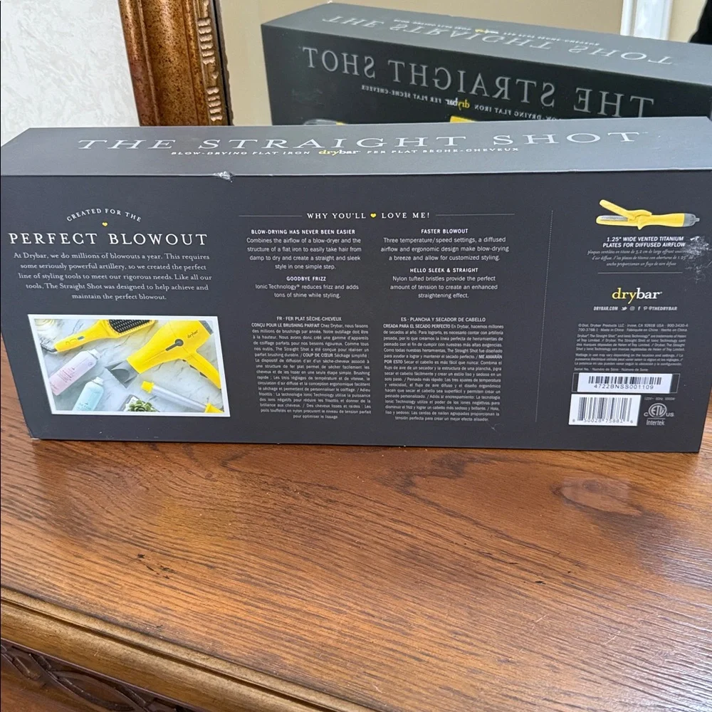 Drybar-The Straight Shot-Blow Drying Flat Iron Styling Tool.